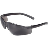 ANSI Z87.1 Tactical Safety Glasses with Anti-Fog Smoke Lens, Rubber Temples & Wraparound Protection