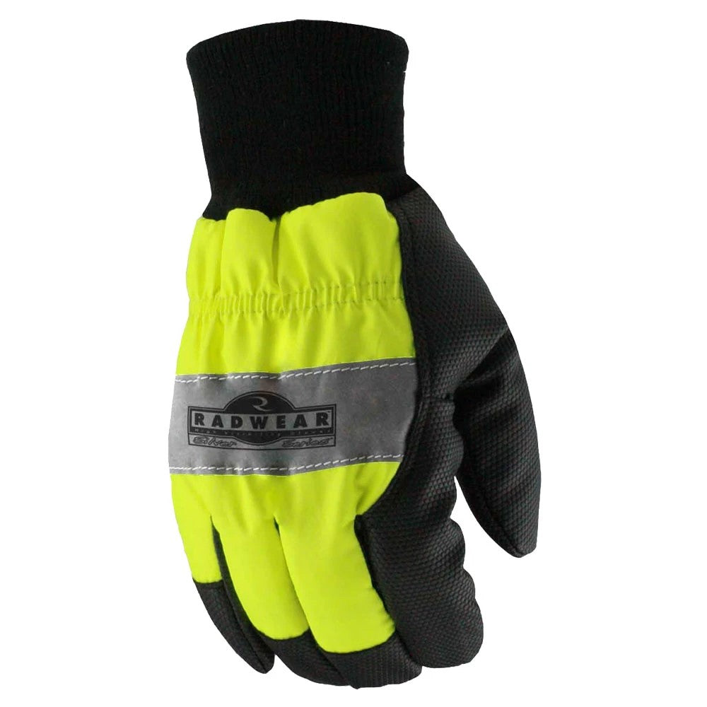Hi-Vis Cold Weather Performance Work Gloves with Insulated Lining, Waterproof Protection & Reflective Backing