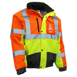 ANSI Class 3 Multi-Color Safety Jacket with Waterproof Weatherproof Shell & Reflective Tape