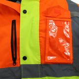 ANSI Class 3 Multi-Color Safety Jacket with Waterproof Weatherproof Shell & Reflective Tape