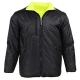 ANSI Class 3 Hi-Vis 4-in-1 Safety Puffer Jacket with Removable Sleeves, Waterproof Shell & Reflective Tape
