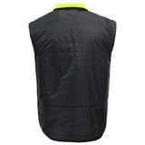 ANSI Class 3 Hi-Vis 4-in-1 Safety Puffer Jacket with Removable Sleeves, Waterproof Shell & Reflective Tape