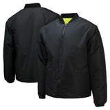 ANSI Class 3 Hi-Vis Weatherproof Parka with Zip-Out Reversible Bomber Jacket & Reflective Tape