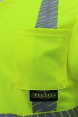 ANSI Class 3 Hi-Vis UV Protection Long Sleeve Safety Shirt with Segmented Reflective Tape & Moisture Wicking Mesh