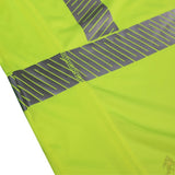 ANSI Class 2 Hi-Vis Short Sleeve Cooling Safety Shirt with Segmented Reflective Tape & Moisture Wicking Fabric