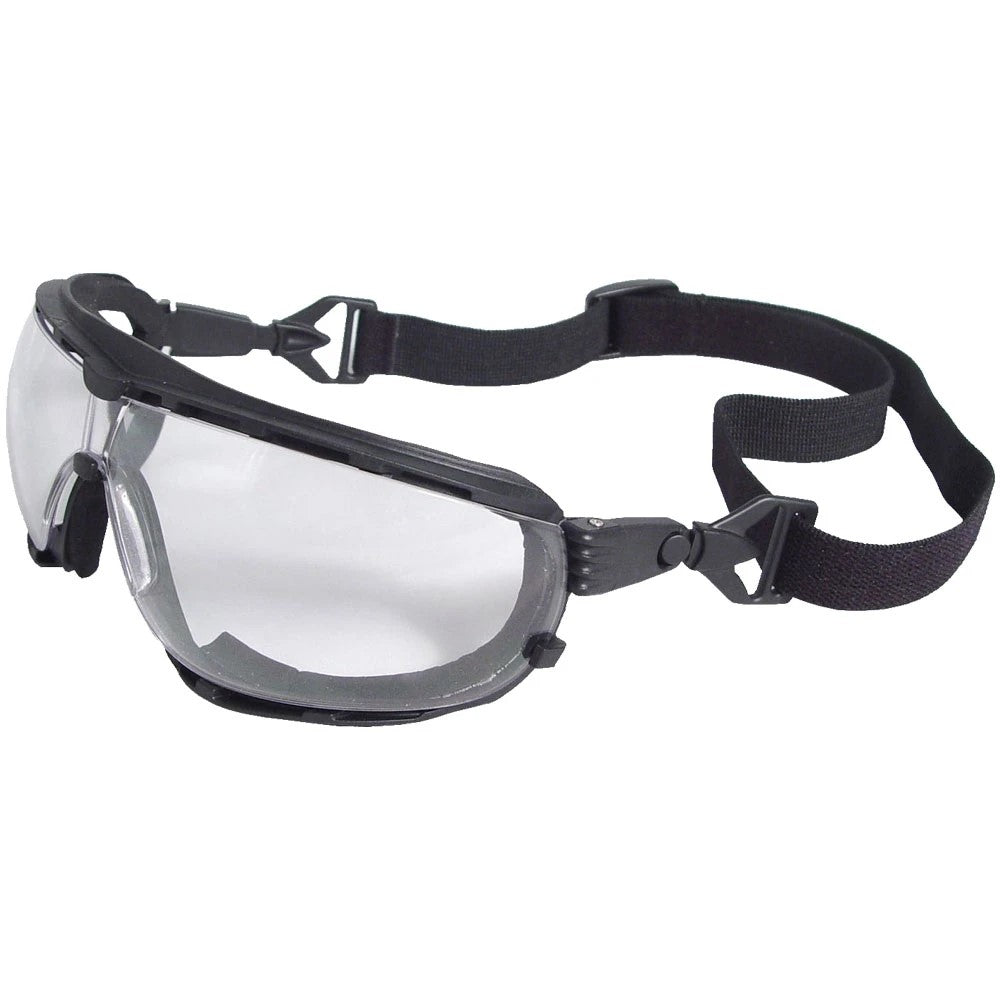 ANSI Z87.1 Anti-Fog Foam Lined Safety Goggles with Smoke Lens & Indirect Ventilation