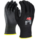 ANSI Class 3 Hi-Vis Cut Resistant Work Gloves with Touchscreen Fingertips, Sandy Nitrile Grip & Level A2 Protection
