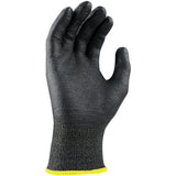 ANSI Class 3 Hi-Vis Cut Resistant Work Gloves with Touchscreen Fingertips, Sandy Nitrile Grip & Level A2 Protection