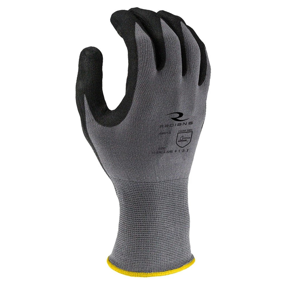 Foam Nitrile Coated Work Gloves with Grip Finish, Seamless Knit Shell & Abrasion Resistant Protection