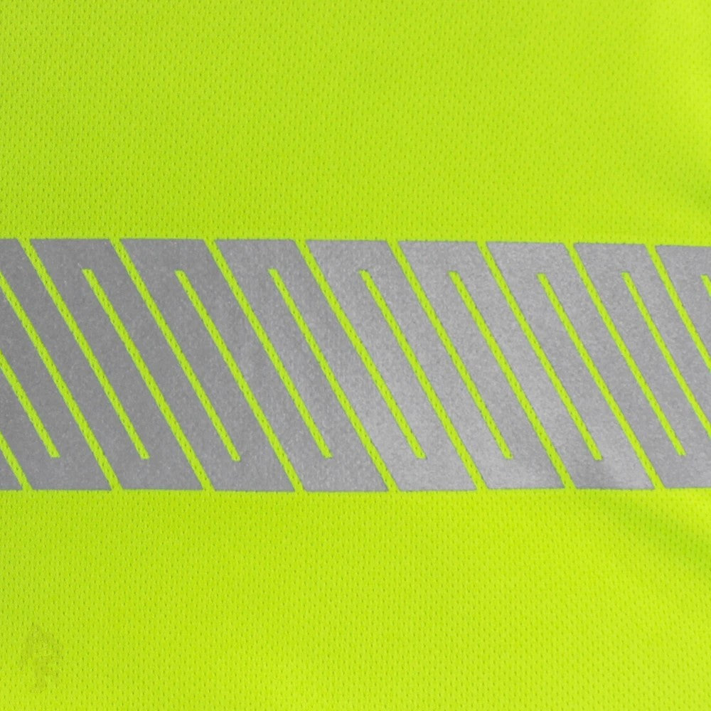 ANSI Class 3 Hi-Vis Long Sleeve Cooling Safety Shirt with Segmented Reflective Tape & Moisture Wicking Fabric