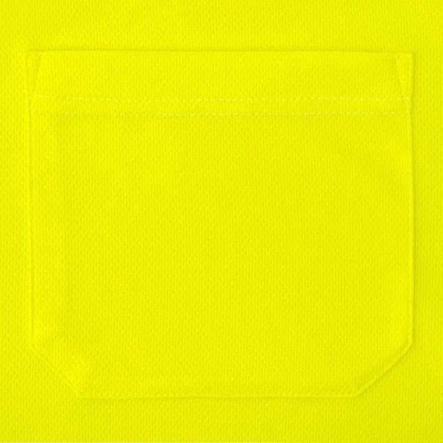 Hi-Vis Hooded Long Sleeve Work Shirt with UPF 50 Sun Protection & Moisture Wicking Mesh Fabric