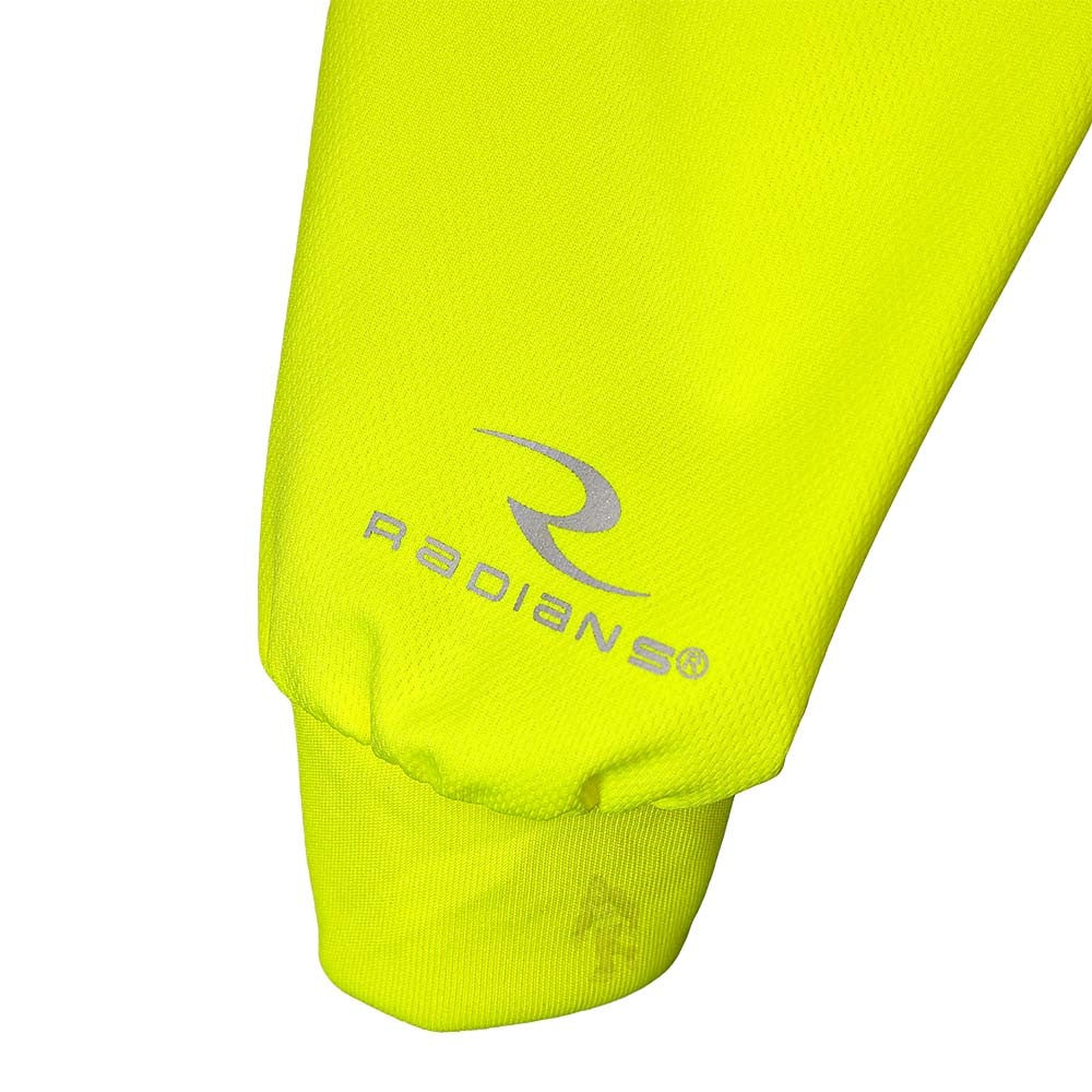 Hi-Vis Hooded Long Sleeve Work Shirt with UPF 50 Sun Protection & Moisture Wicking Mesh Fabric