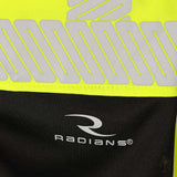 ANSI Class 3 Hi-Vis Hooded Long Sleeve Safety Shirt with UPF 40 Sun Protection, Black Bottom & Reflective Tape
