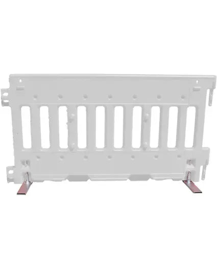 Plastic Pedestrian Barrier – Interlocking Crowd Control Wall, 6.5 Ft Length, High-Visibility